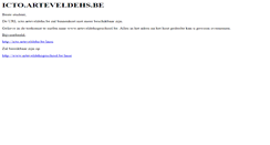 Desktop Screenshot of icto.arteveldehs.be
